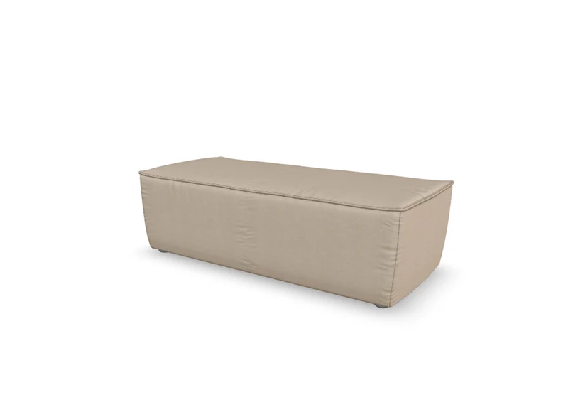 W.SCHILLIG Hocker around-the-block 18050 G120 Stoff W82/43 cream