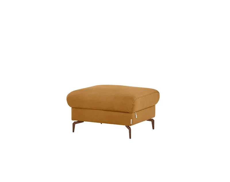 W.SCHILLIG Hocker piedroo plus 21156 G70 Leder Z69/52 kurkuma