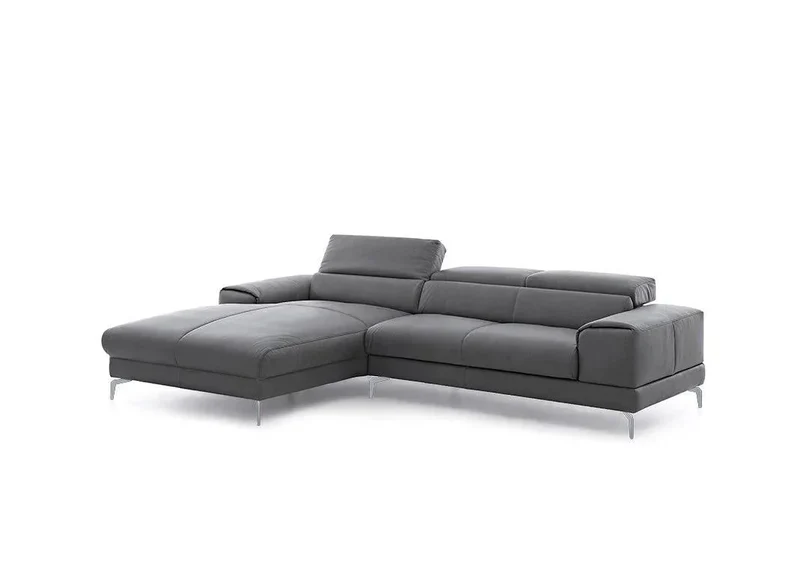 W.SCHILLIG Longchair piedroo plus 21156 (B=303 cm) Leder Z75/95 anthracite